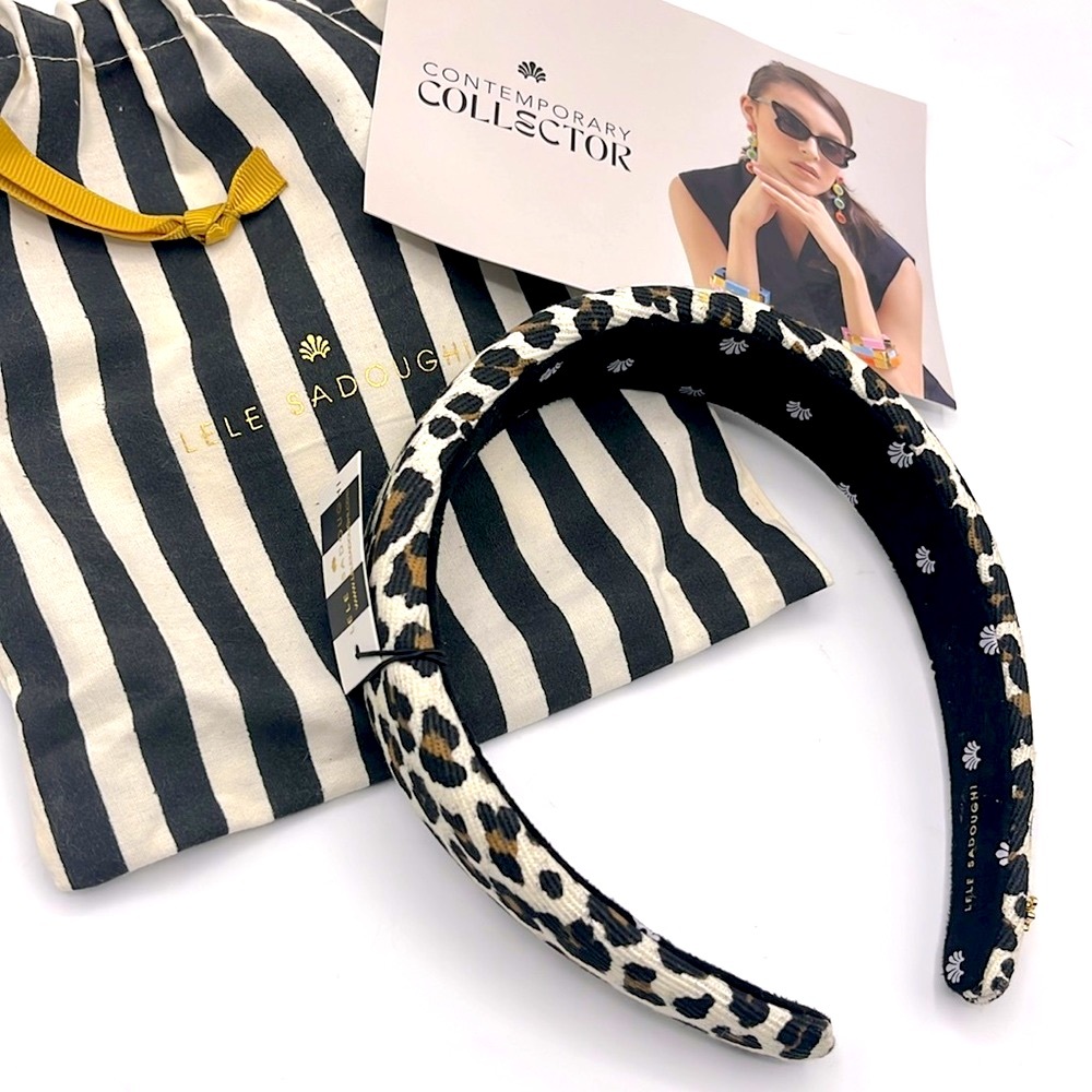 Lele Sadoughi Leopard Headband